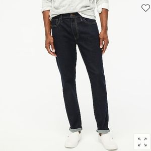 New j.crew Straight-fit jean in signature flex dark blue denim 33x32 32x32 avali